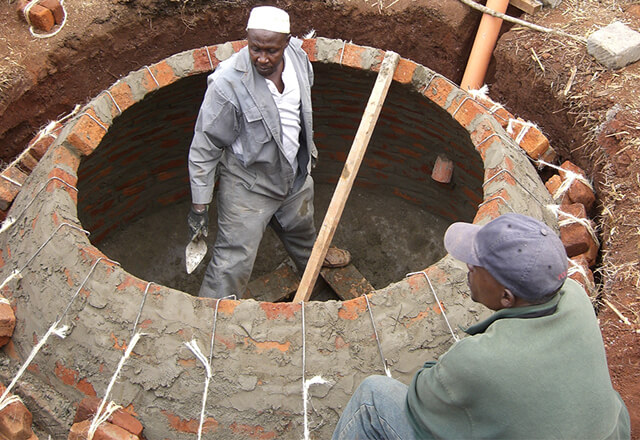 Bauarbeiten Anlage Kenia